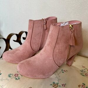 7.5 Dusty Pink Bootie Heel